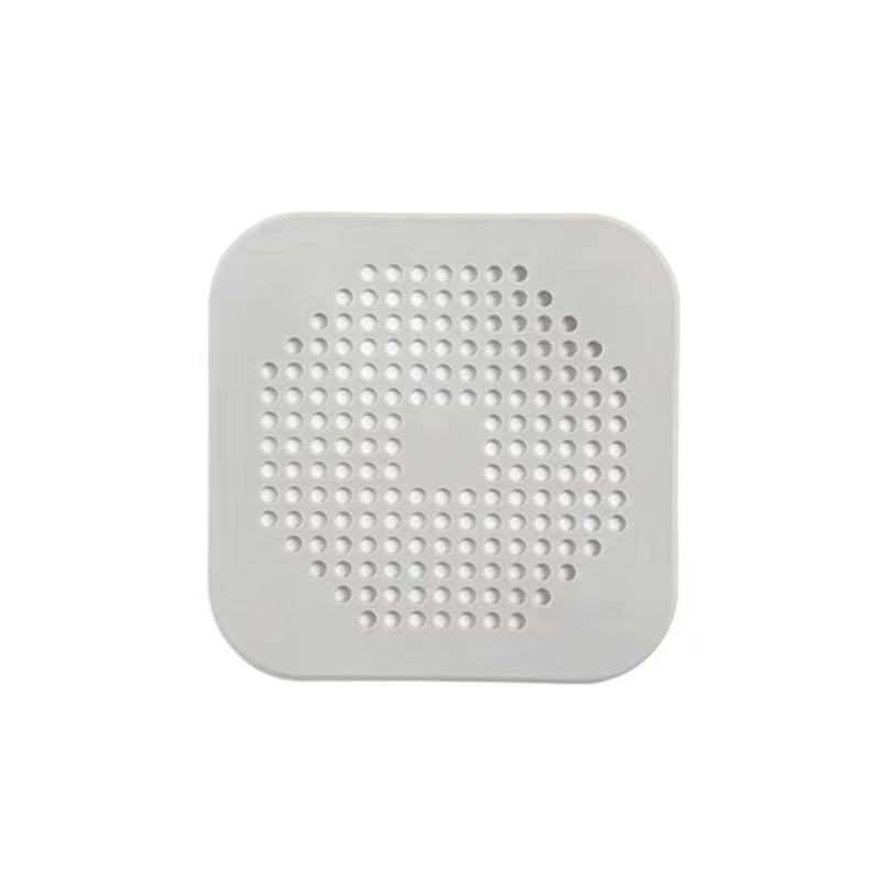 Sewer with Suction Cup, Floor Drain Mat, Kitchen, Bathroom, Anti Clogging Hair Filter