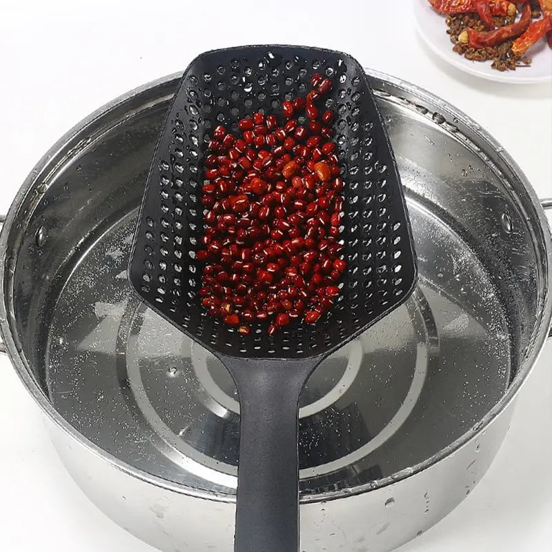 Silver Spoon Strain – Funnel Strainer for Food & Vegetables