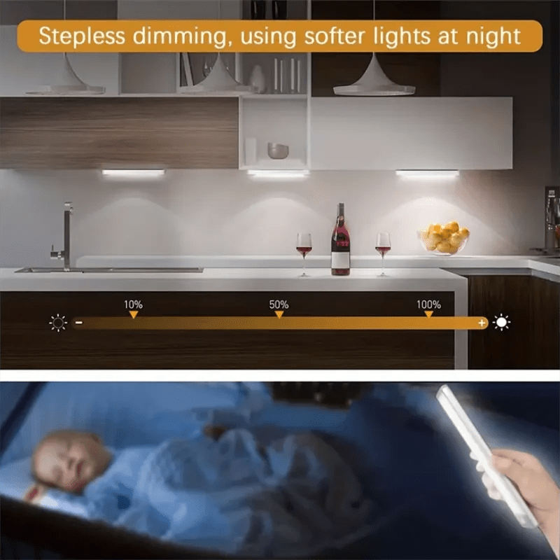Dimmable LED Strip – Kitchen Under Cabinet Lighting USB
