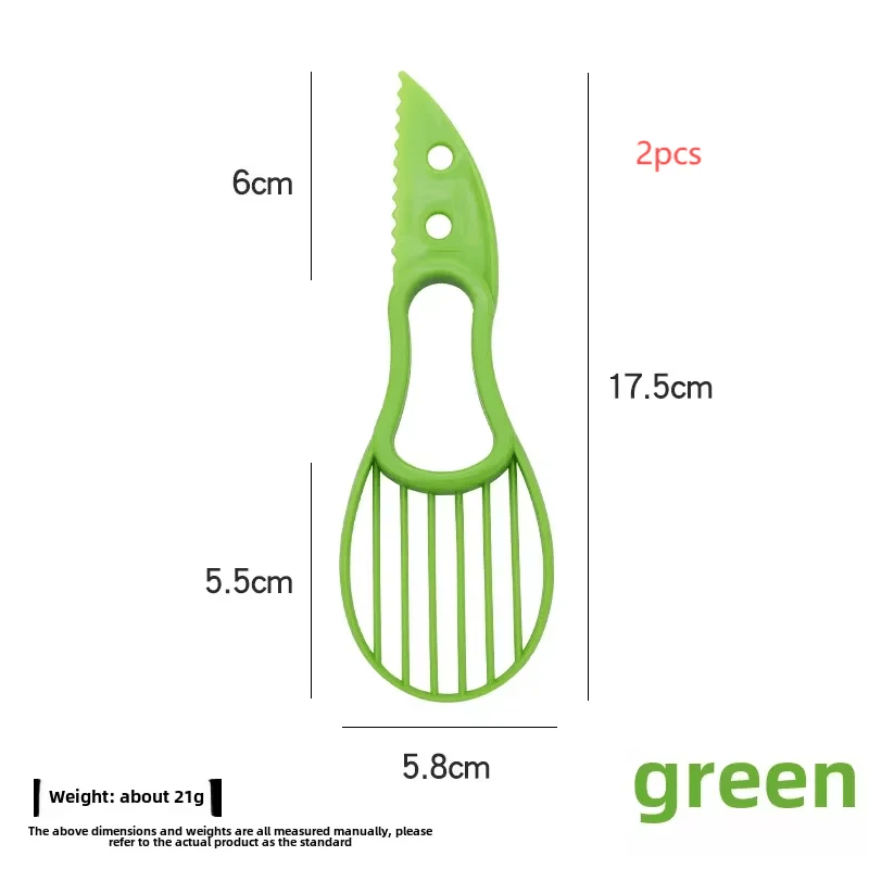 Avocado Slicer Shea Corer Butter Fruit Peeler Cutter Pulp Separator 3 In 1 Plastic Knife Kitchen Vegetable Tools