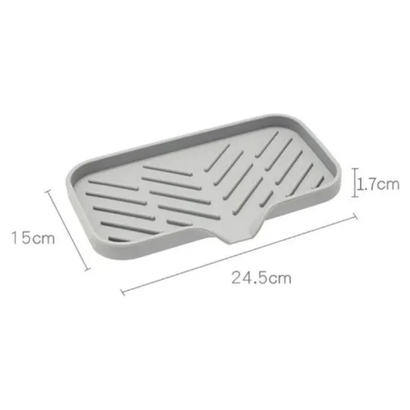 Sink Tray with Drainage Soap Box Japanese Style Bathroom Bathroom Kitchen Drain Pad Storage Tray Creative Soap Box