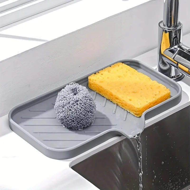 Sink Tray with Drainage Soap Box Japanese Style Bathroom Bathroom Kitchen Drain Pad Storage Tray Creative Soap Box
