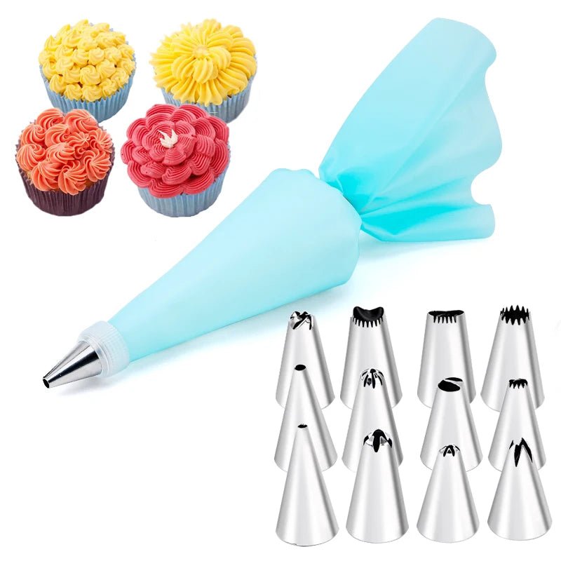 Stainless Steel Cake Frosting Tools – 6-24 Pcs Decorating Set