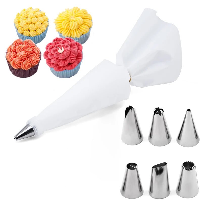 Stainless Steel Cake Frosting Tools – 6-24 Pcs Decorating Set