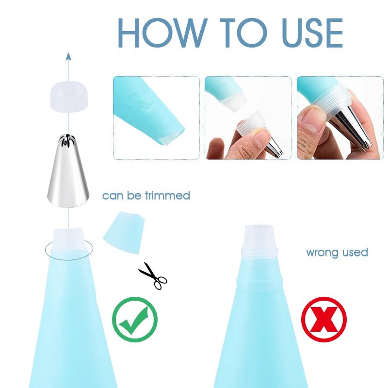 Stainless Steel Cake Frosting Tools – 6-24 Pcs Decorating Set