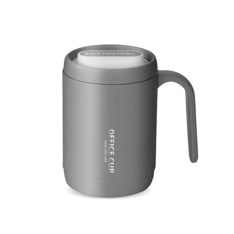 1PCS Office Large-Capacity Mug Coffee Cup Students Simple Creative High Value Drinking Cup Special Cup Milk Cup With Cover