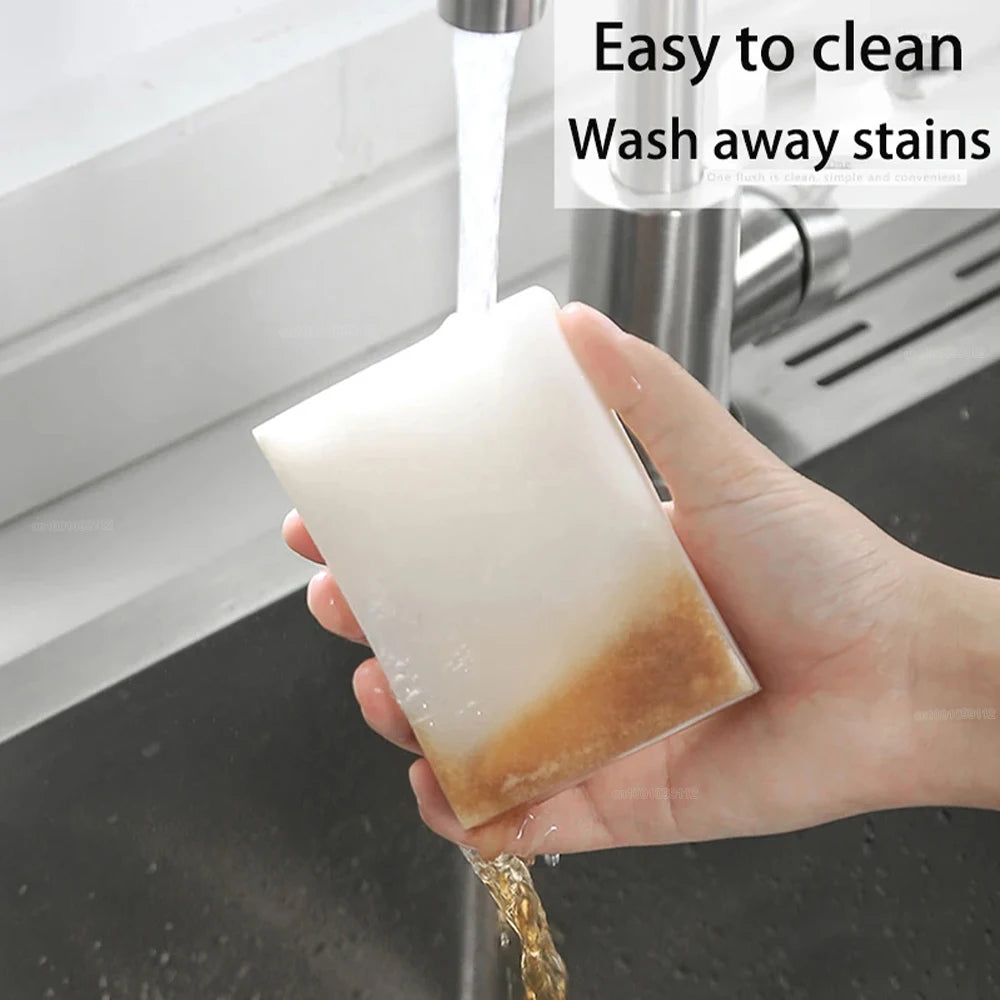 10/20/50/100Pcs Melamine Sponge Magic Sponge Eraser Eraser Cleaner Cleaning Sponges for Kitchen Bathroom Cleaning Tools 10*6*2cm
