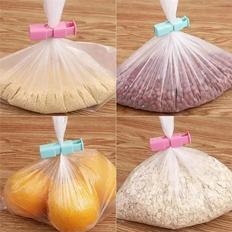 12 PCS Food Bag Clips – Reusable Snack & Bread Clips