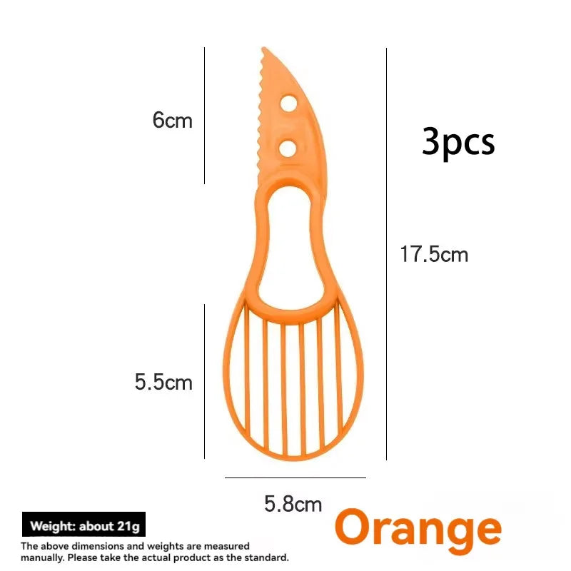 Avocado Slicer Shea Corer Butter Fruit Peeler Cutter Pulp Separator 3 In 1 Plastic Knife Kitchen Vegetable Tools