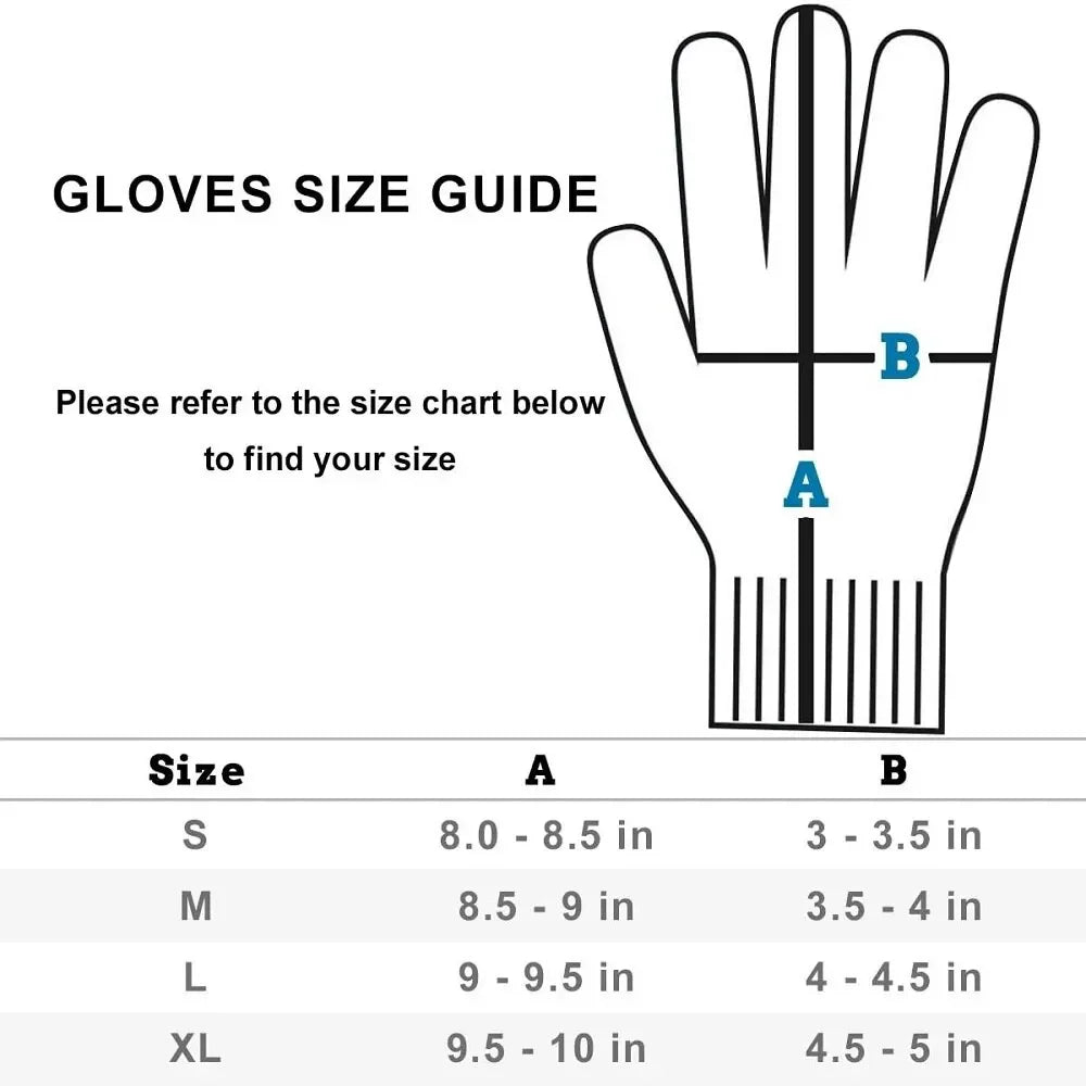 Grade 5 Cut-Resistant Kitchen Gloves – HPPE Protective Gloves for Glass Cutting, Scratch Resistance & Safety (Ideal for Gardener