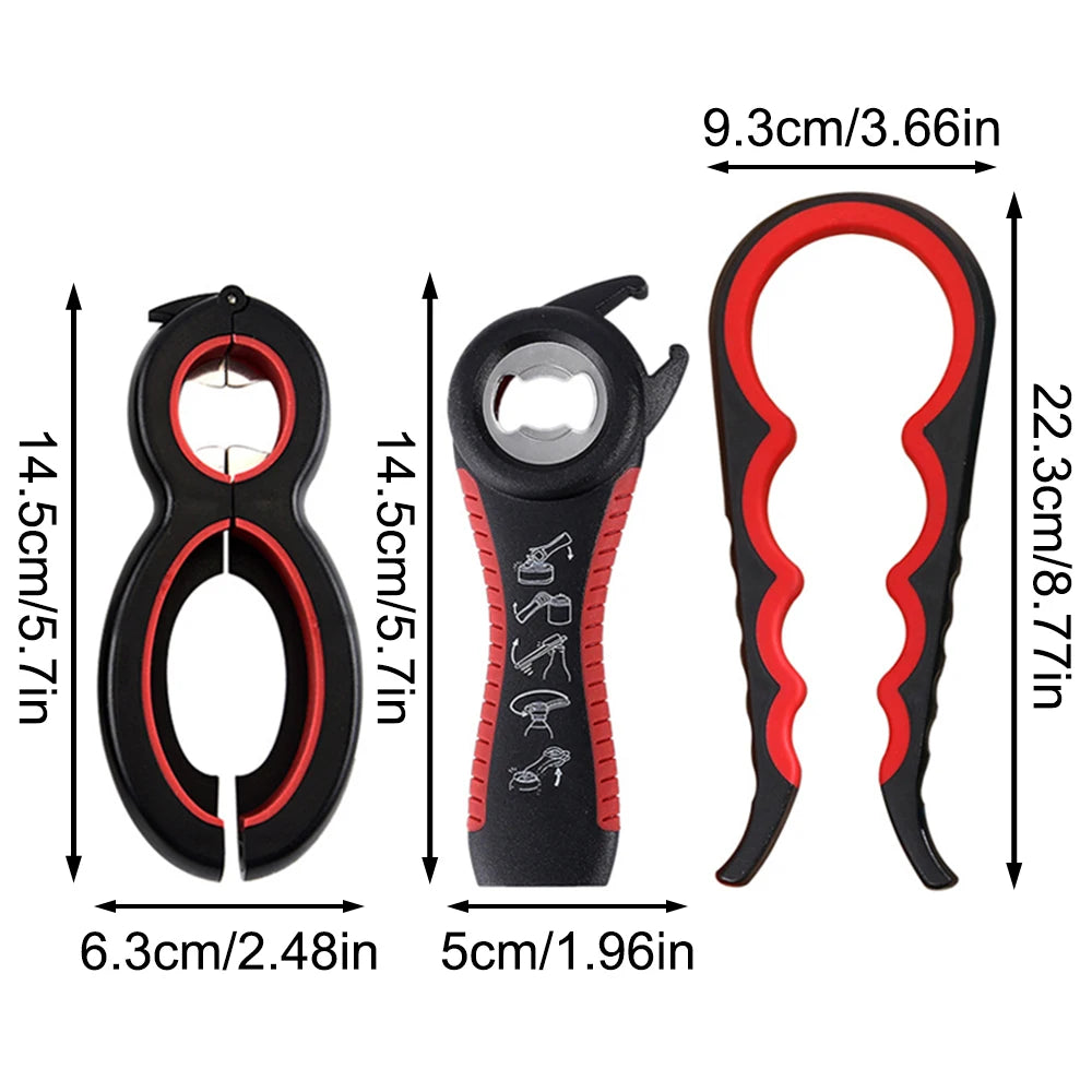 Multi-Function Bottle Opener Keychain