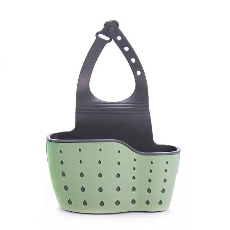 Kitchen Accessories Home Storage Drain Basket Kitchen Sink Holder Adjustable Soap Sponge Shlf Hanging Drain Basket Bag 1PCS - Youlander