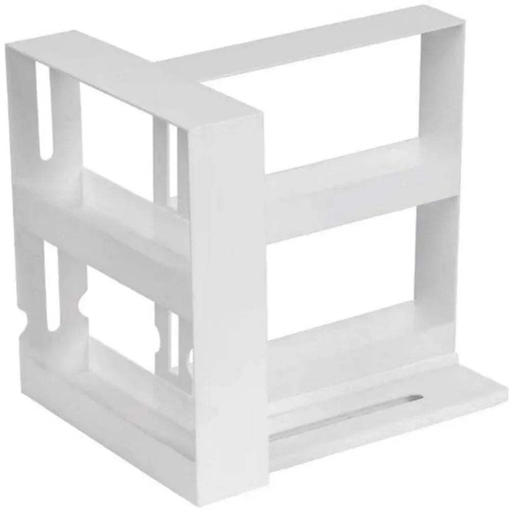 2-Tier Spice Drawer Organizer – Sliding Rack for Kitchen