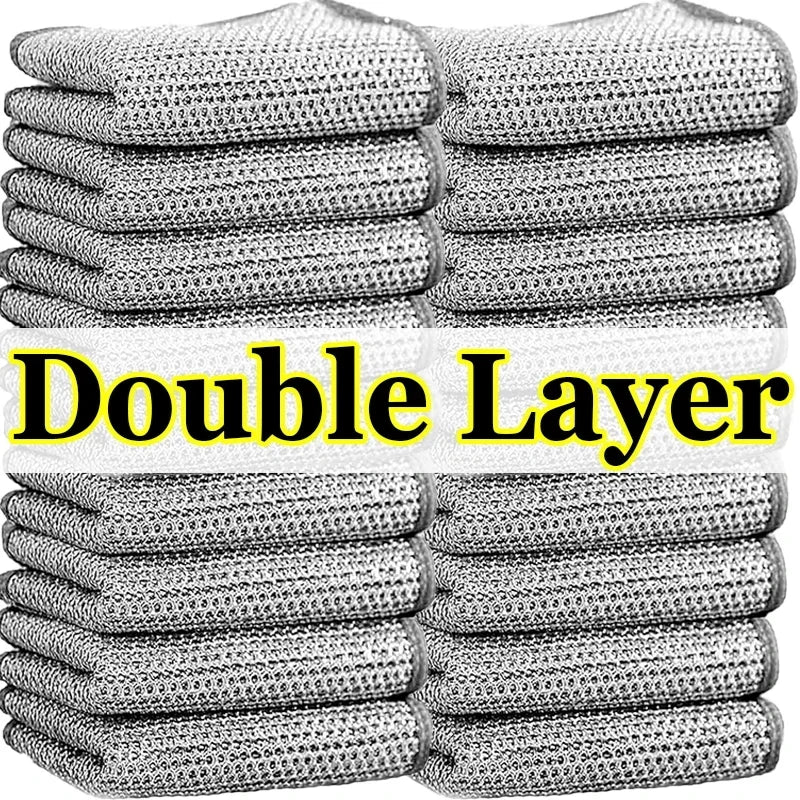 Metal Dish Scrubber – Steel Wire Cleaning Cloth