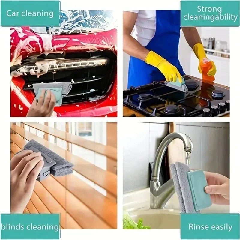 Window Groove Cleaning Cloth Kitchen cleaning Window Cleaning Brush Windows Slot Cleaner Brush Clean Window Slot Clean Tool