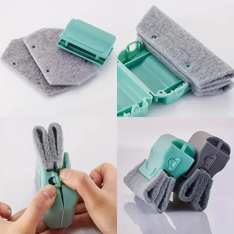 Window Groove Cleaning Cloth Kitchen cleaning Window Cleaning Brush Windows Slot Cleaner Brush Clean Window Slot Clean Tool