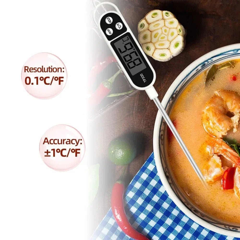 Food Thermometer TP300 Digital Kitchen Water Oil Thermometer for Meat Cooking Food Probe BBQ Electronic Oven Kitchen Tools - Youlander