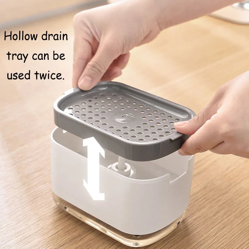 Liquid soap dispensers kitchen detergent large capacity soap dishes dispenser kitchens accessories sink dish foam fixture home - Youlander