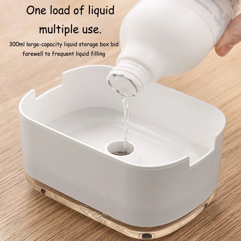Liquid soap dispensers kitchen detergent large capacity soap dishes dispenser kitchens accessories sink dish foam fixture home - Youlander